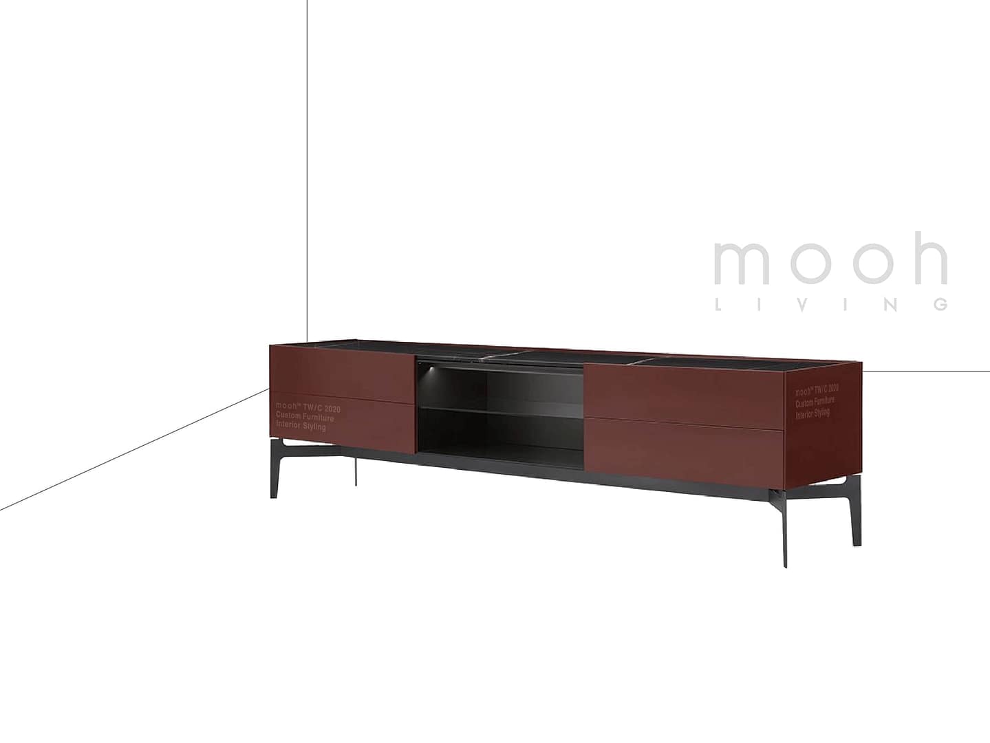 泰倫斯｜餐櫃｜mooh Living 流行設計家具・墨禾製作