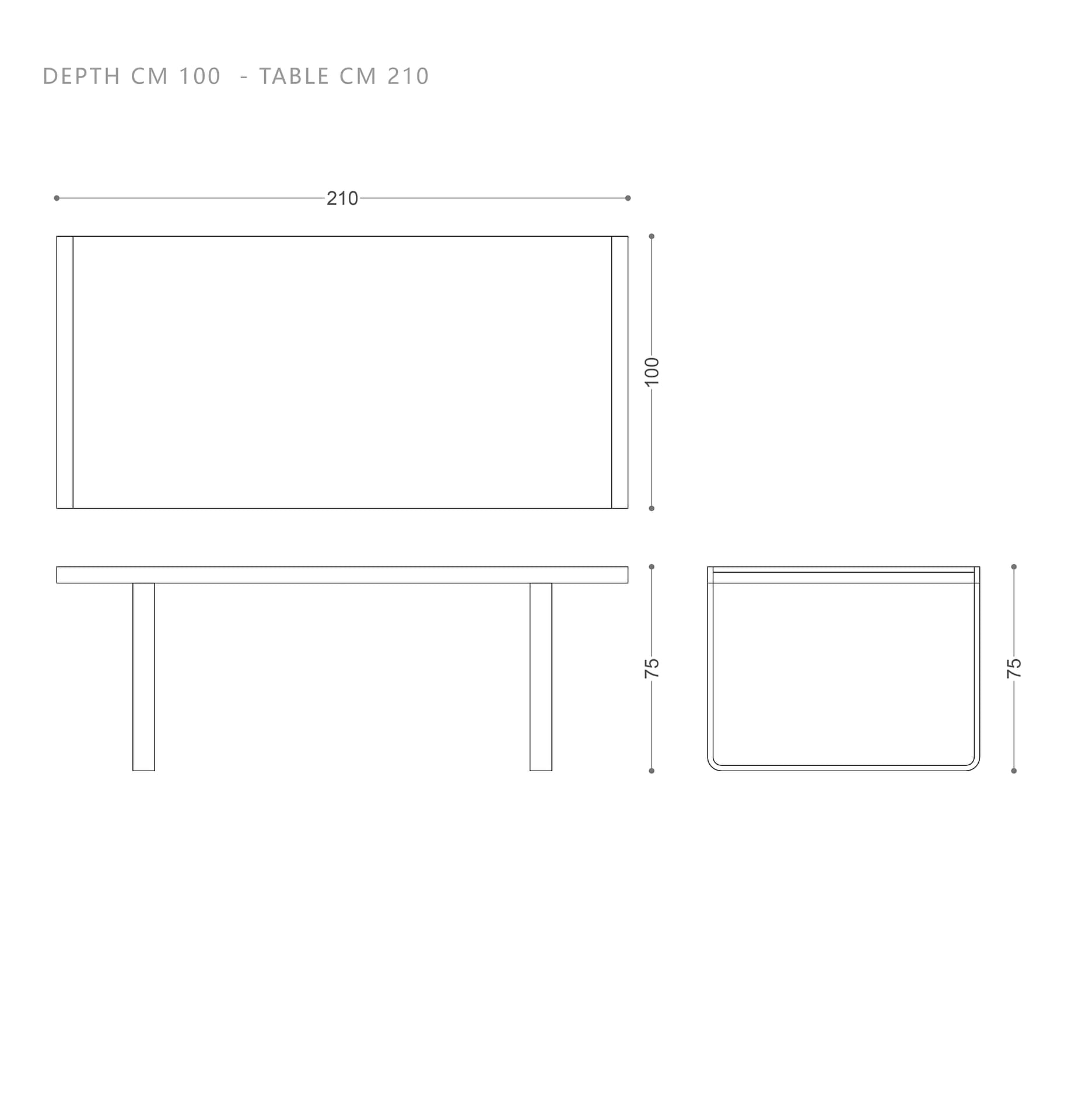 謝爾｜餐桌｜mooh Living 流行設計家具・墨禾製作
