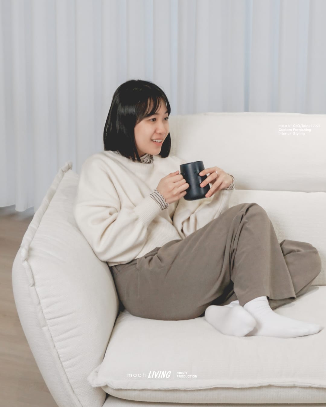 莫爾 │ 三人沙發 - mooh Living．墨禾製作