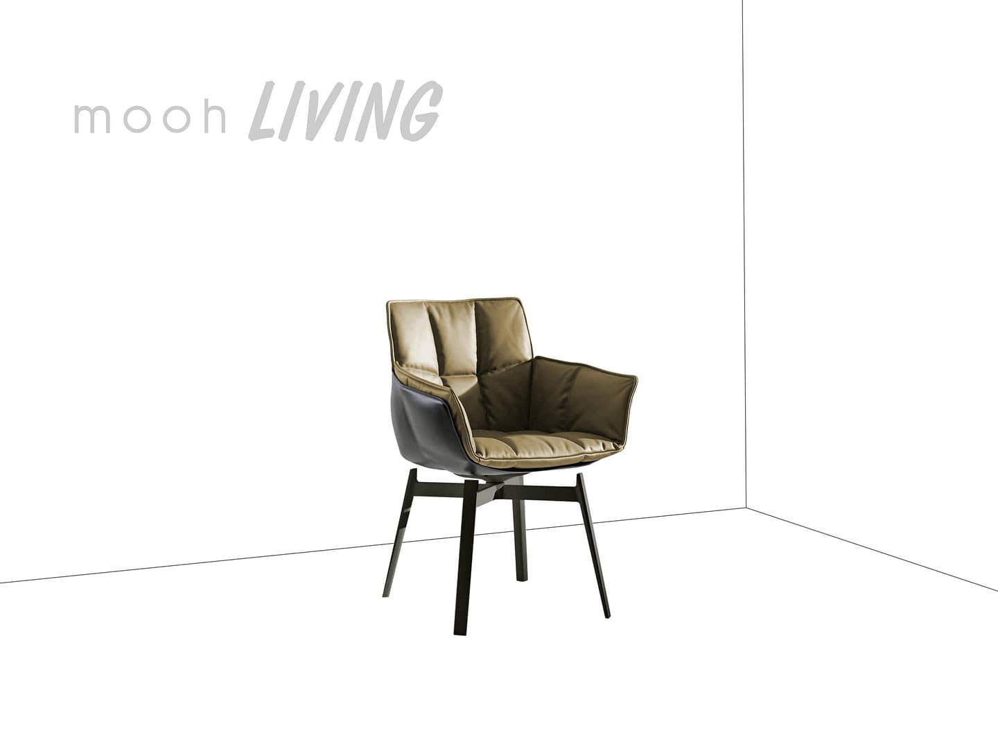 天鵝山｜扶手餐椅｜mooh Living 流行設計家具・墨禾製作