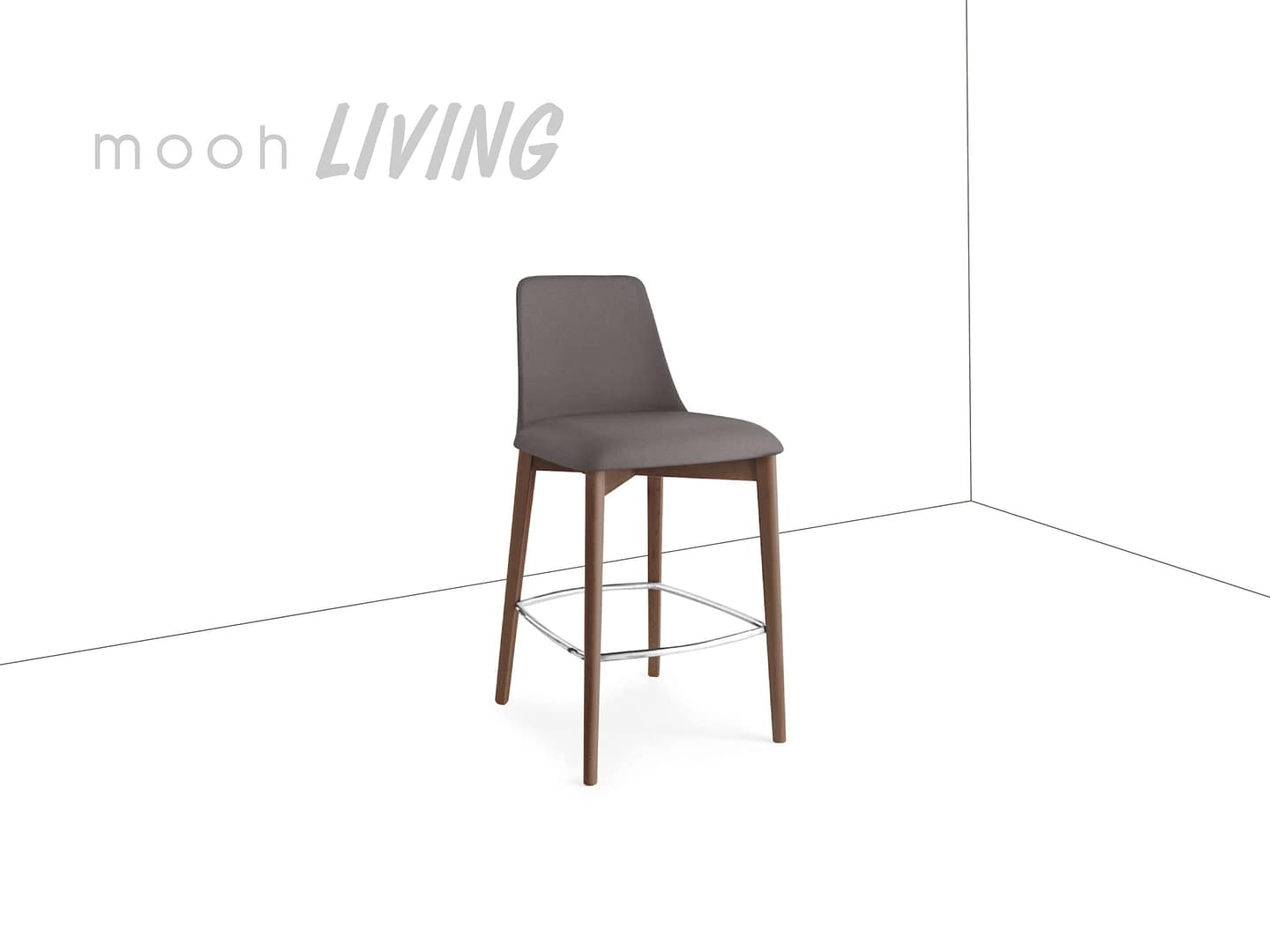 瓦特拉｜吧檯椅｜mooh Living 流行設計家具・墨禾製作