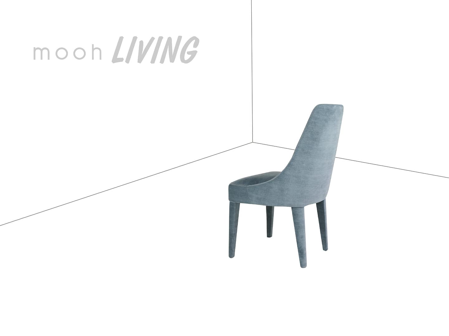 艾希｜無扶手餐椅｜mooh Living 流行設計家具・墨禾製作