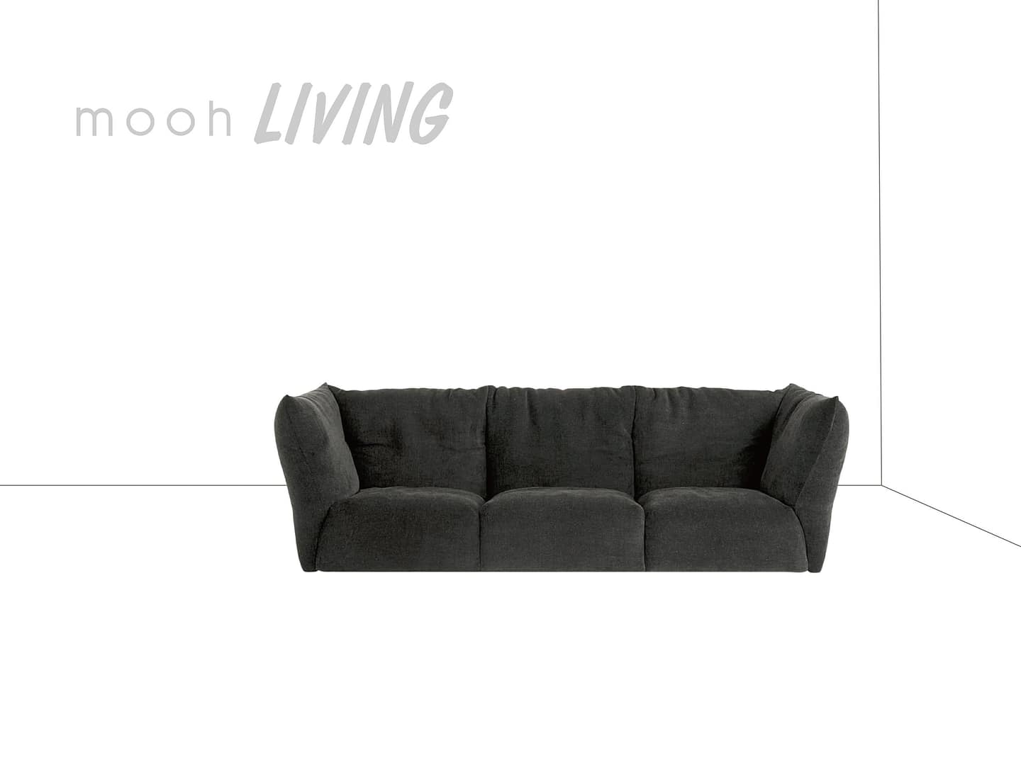 洛林 │ 三人沙發 - mooh Living．墨禾製作