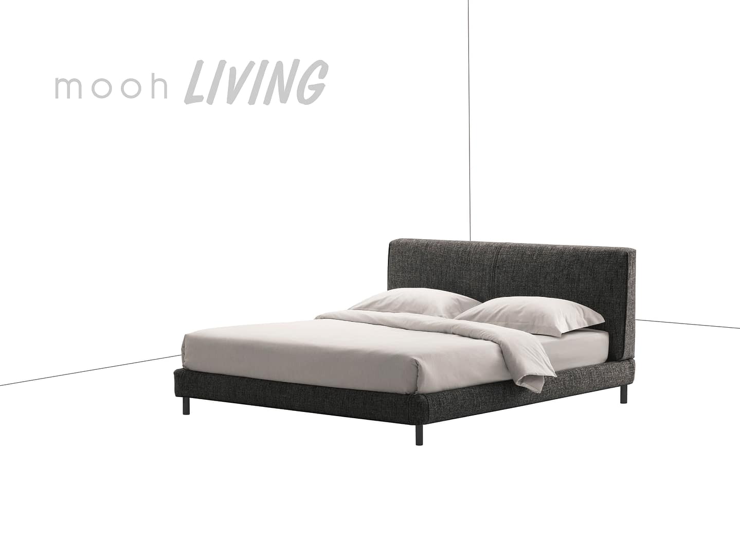 肯尼士 │ 雙人床架 - mooh Living．墨禾製作
