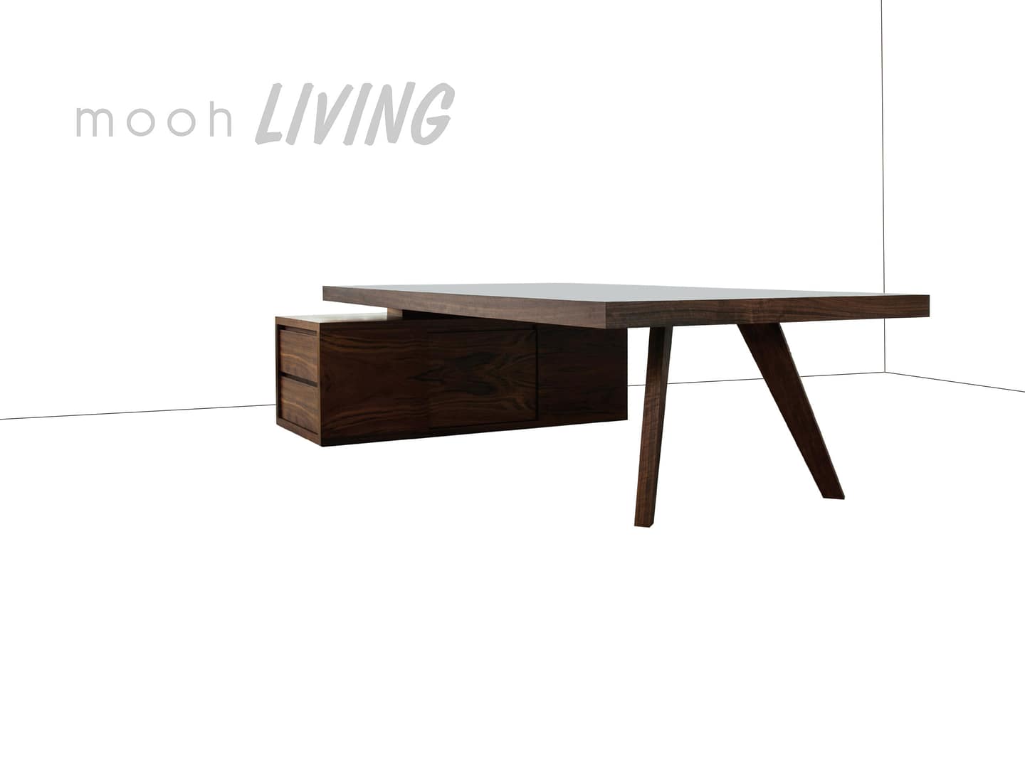 普希｜書桌｜mooh Living 流行設計家具・墨禾製作