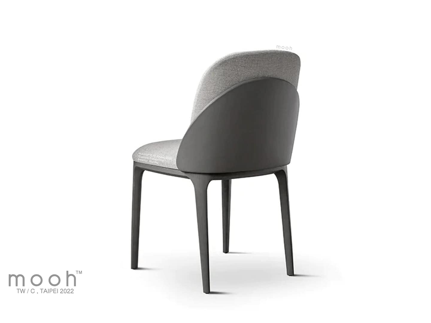 迪肯｜無扶手餐椅｜mooh Living 流行設計家具・墨禾製作