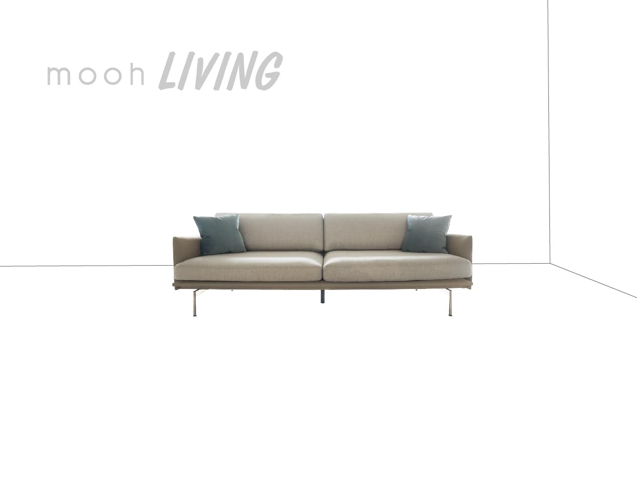 萊姆 │ 三人沙發 - mooh Living．墨禾製作