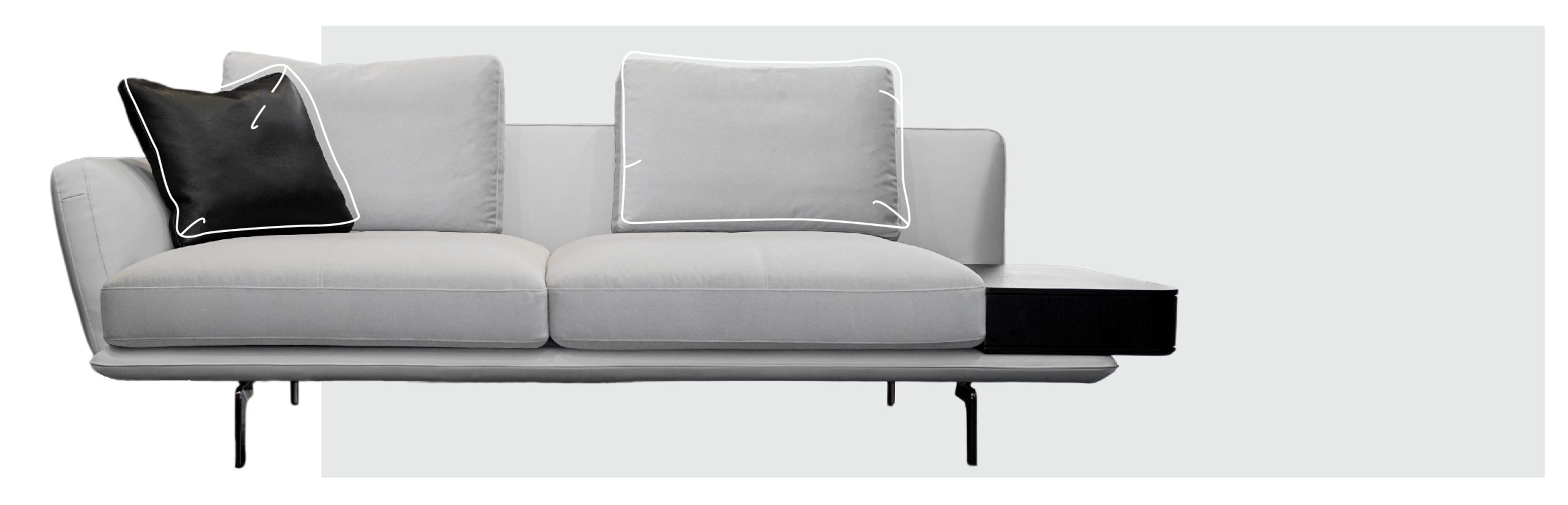 ［mooh select］史丹佛 │ 三人沙發 - mooh Living．墨禾製作