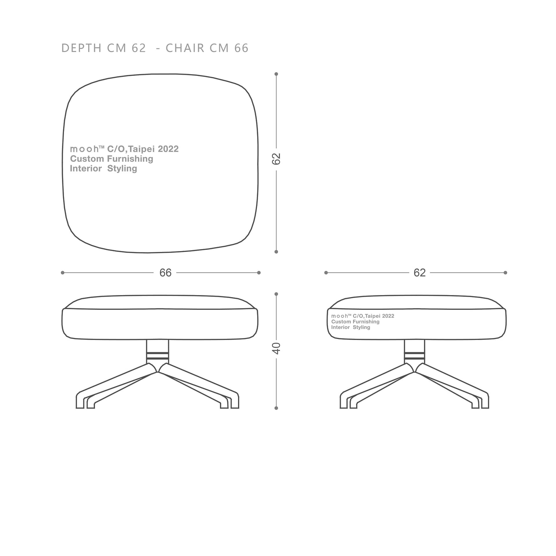 伊芙 II｜椅凳｜mooh Living 流行設計家具・墨禾製作