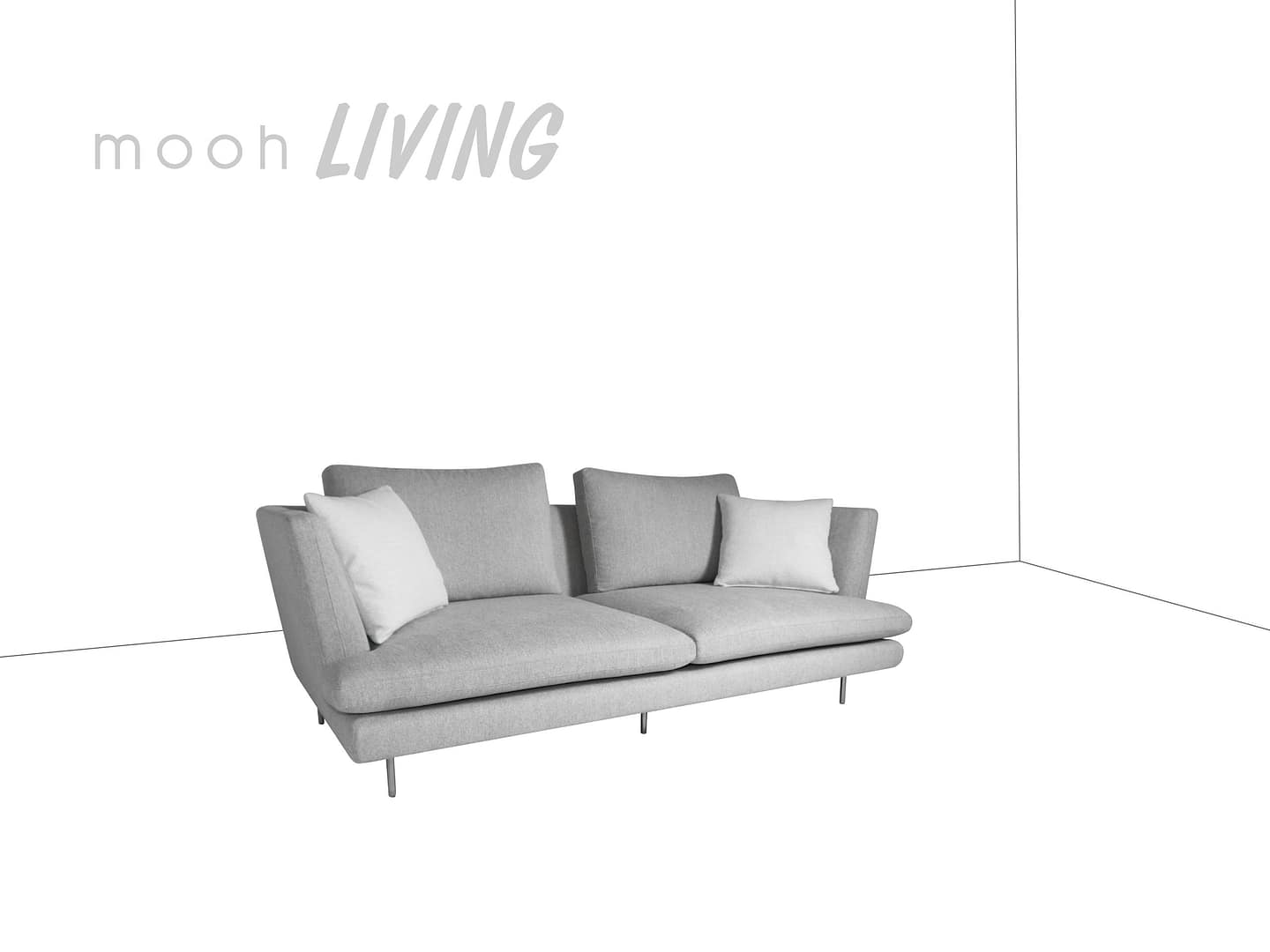 利勒桑 │ 三人沙發 - mooh Living．墨禾製作