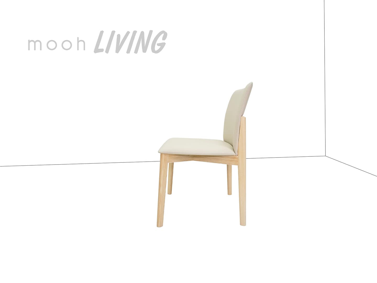 羅倫｜無扶手餐椅｜mooh Living 流行設計家具・墨禾製作