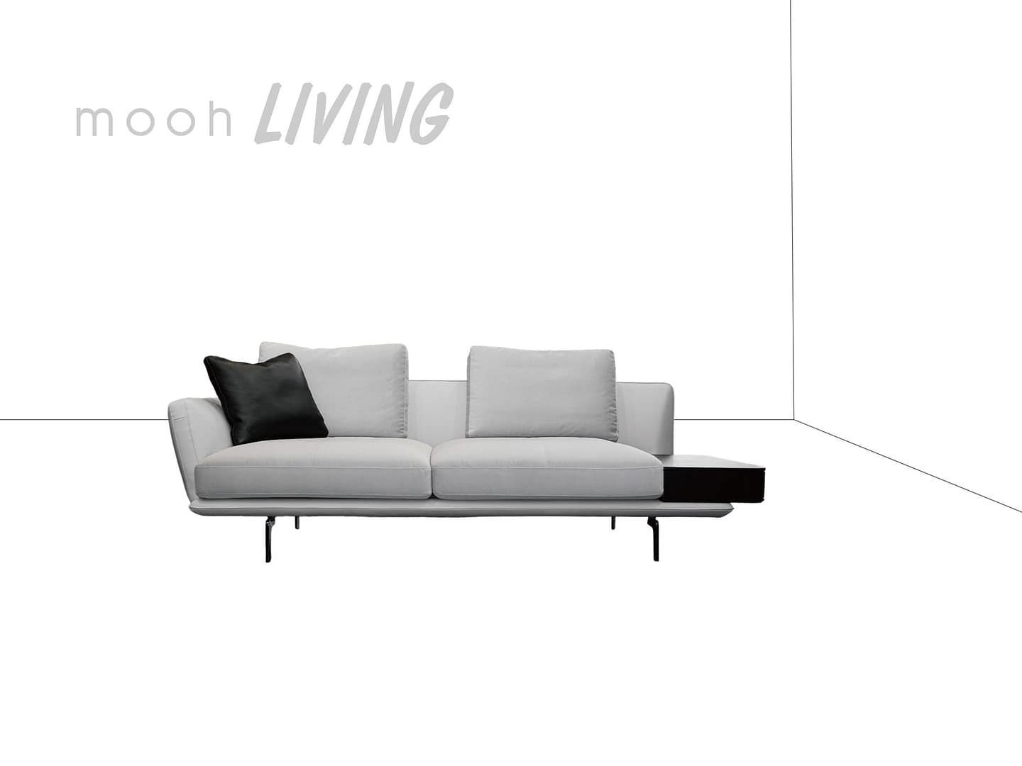 史丹佛 │ 三人沙發 - mooh Living．墨禾製作