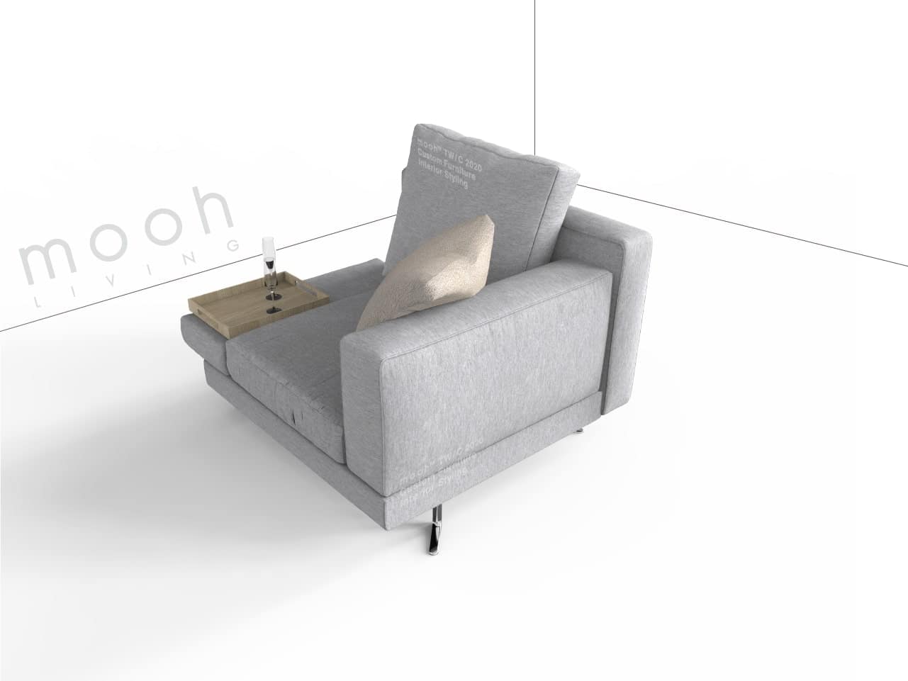 哈瑞斯 │ 單人沙發 - mooh Living．墨禾製作