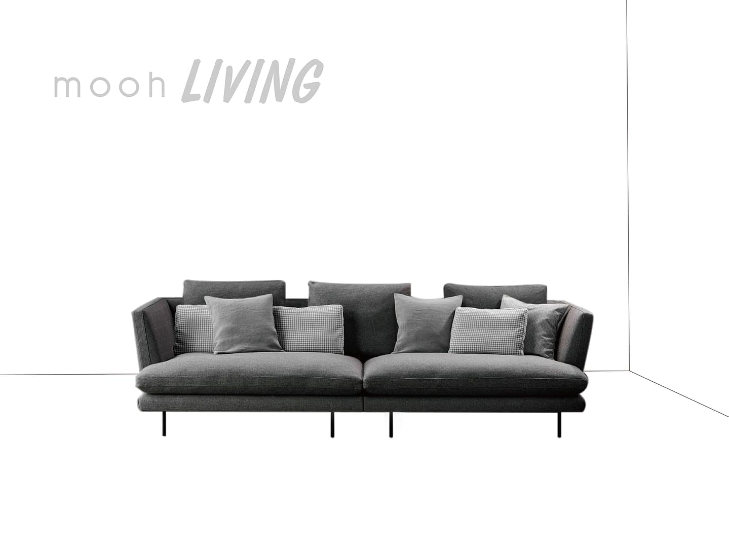 利勒桑 │ 三人沙發 - mooh Living．墨禾製作