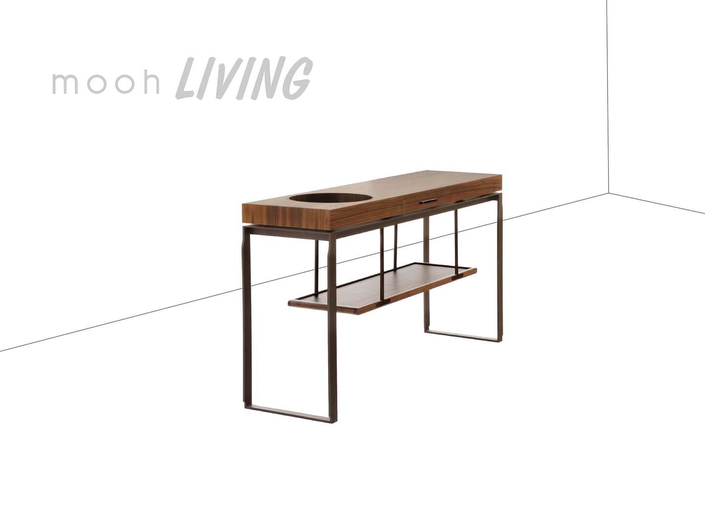 琴倫｜玄關桌｜mooh Living 流行設計家具・墨禾製作