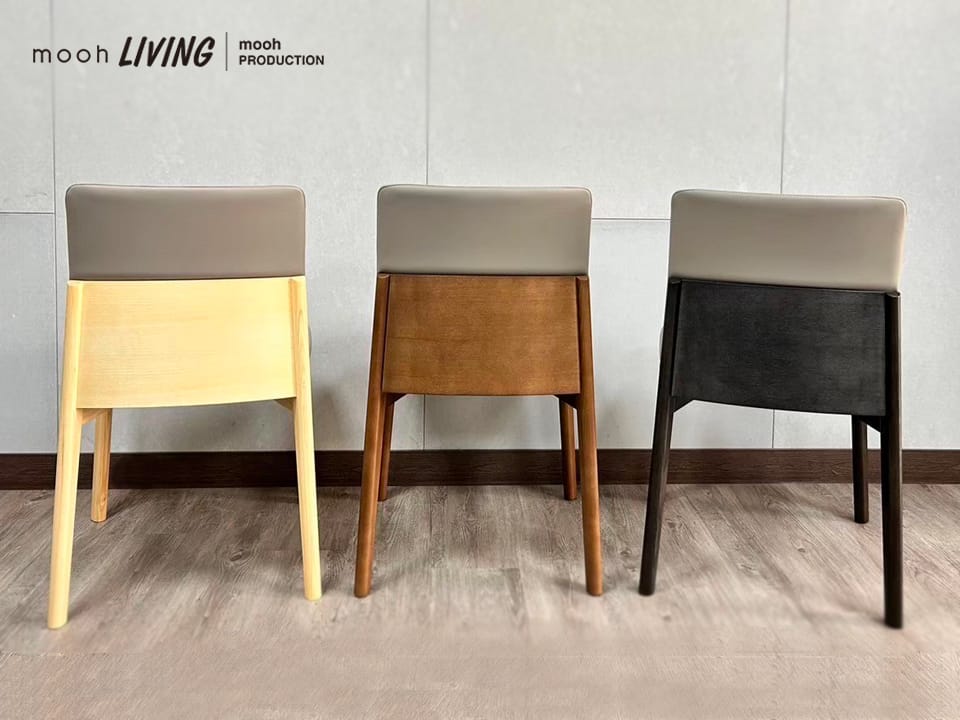 羅倫｜無扶手餐椅｜mooh Living 流行設計家具・墨禾製作
