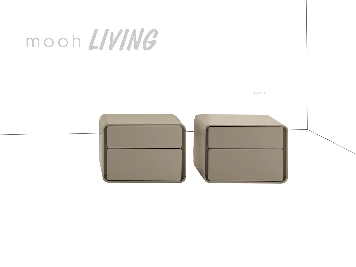 約克｜床頭櫃｜mooh Living 流行設計家具・墨禾製作