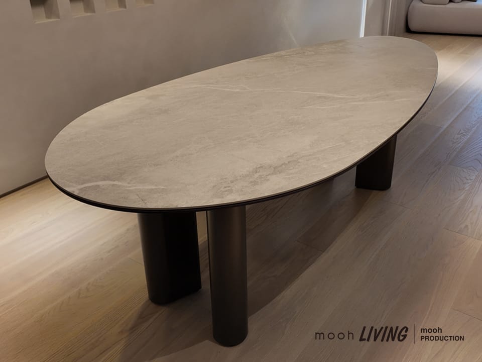 萊納｜餐桌｜mooh Living 流行設計家具・墨禾製作