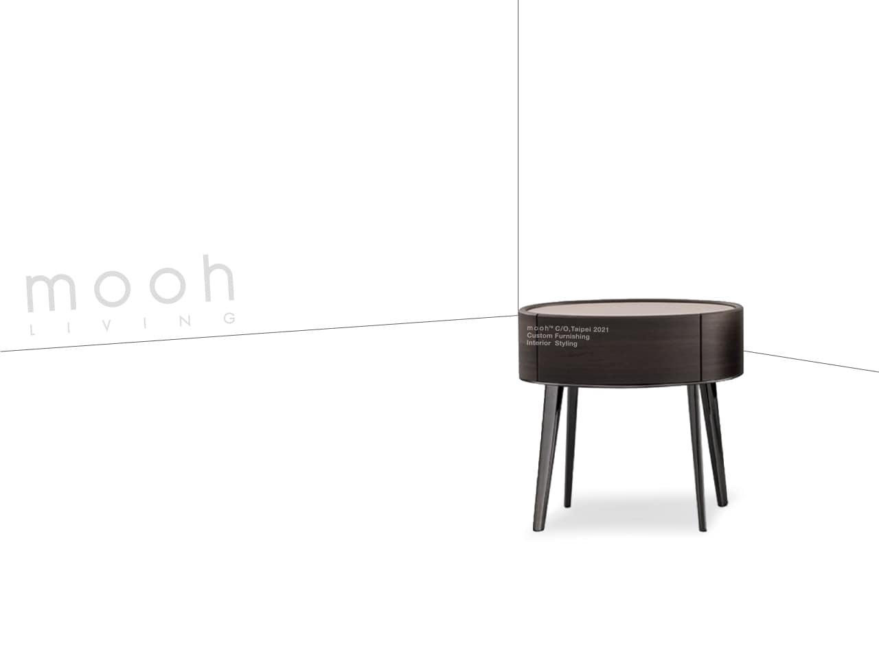 凱塔｜床頭櫃｜mooh Living 流行設計家具・墨禾製作