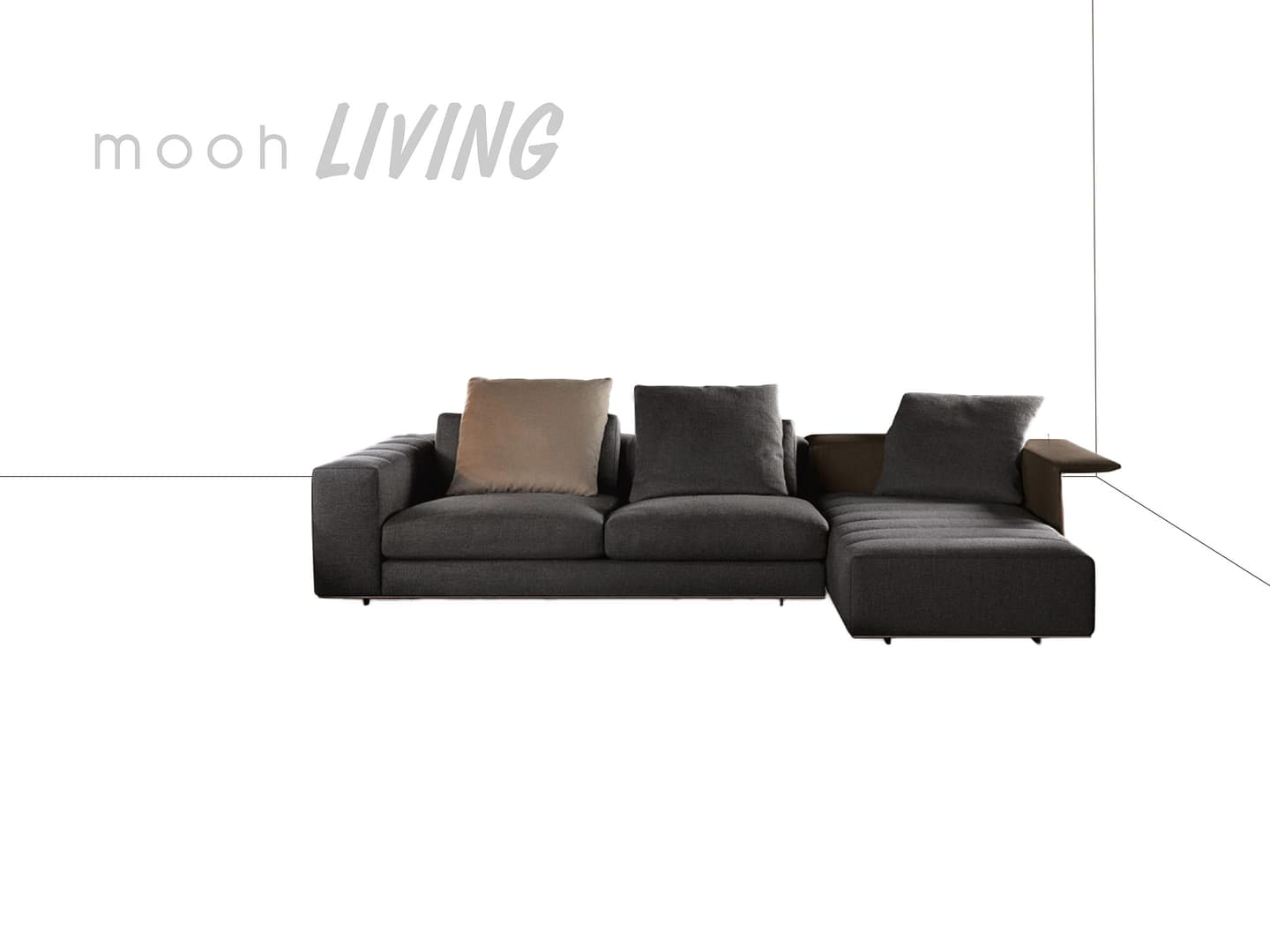 丹佛 │ L型沙發 - mooh Living．墨禾製作