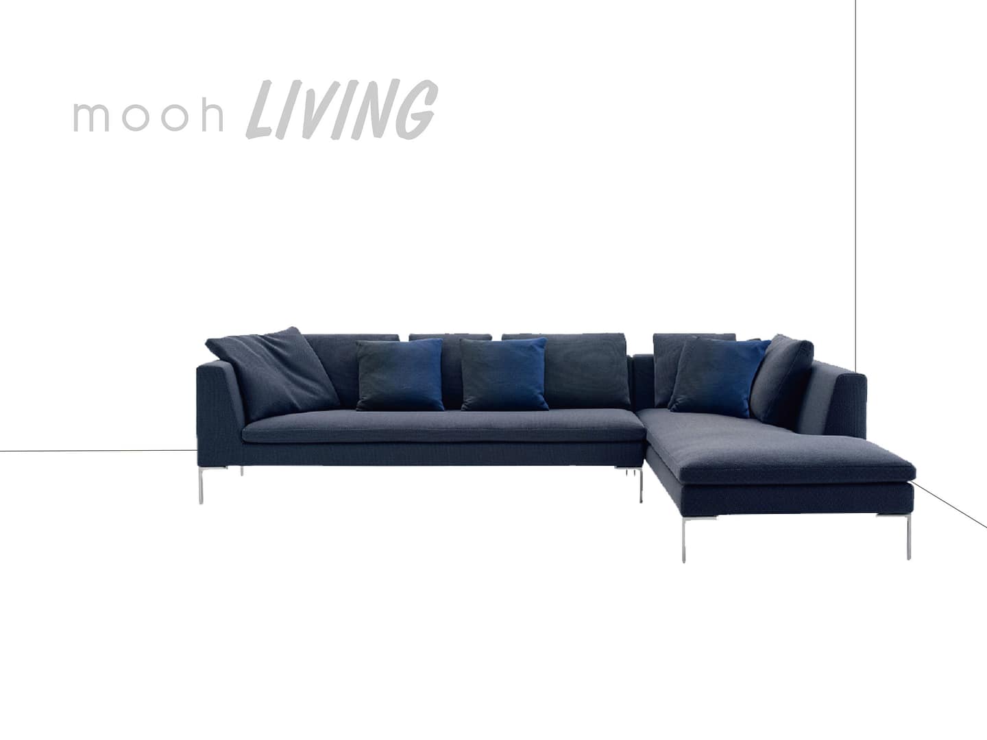 維爾 I L型沙發｜L型沙發｜mooh Living 流行設計家具・墨禾製作