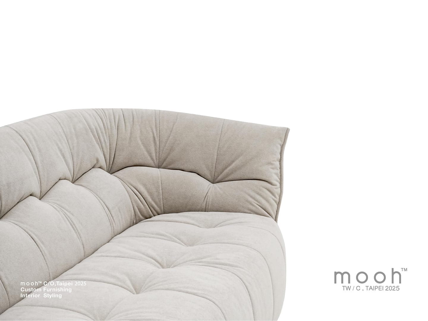 ［mooh select］洛米 │ 三人沙發 - mooh Living．墨禾製作