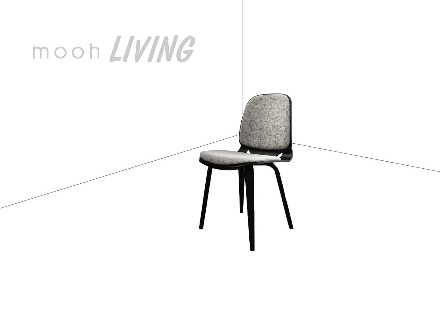 萊比錫｜無扶手餐椅｜mooh Living 流行設計家具・墨禾製作