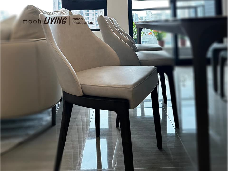 德萊蒙｜無扶手餐椅｜mooh Living 流行設計家具・墨禾製作