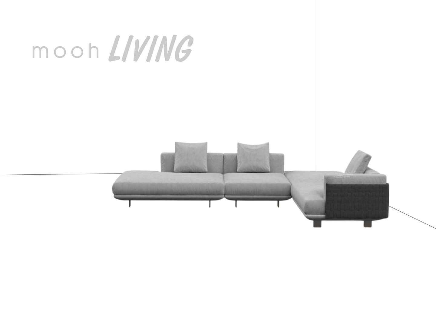 維琪 │ L型沙發 - mooh Living．墨禾製作
