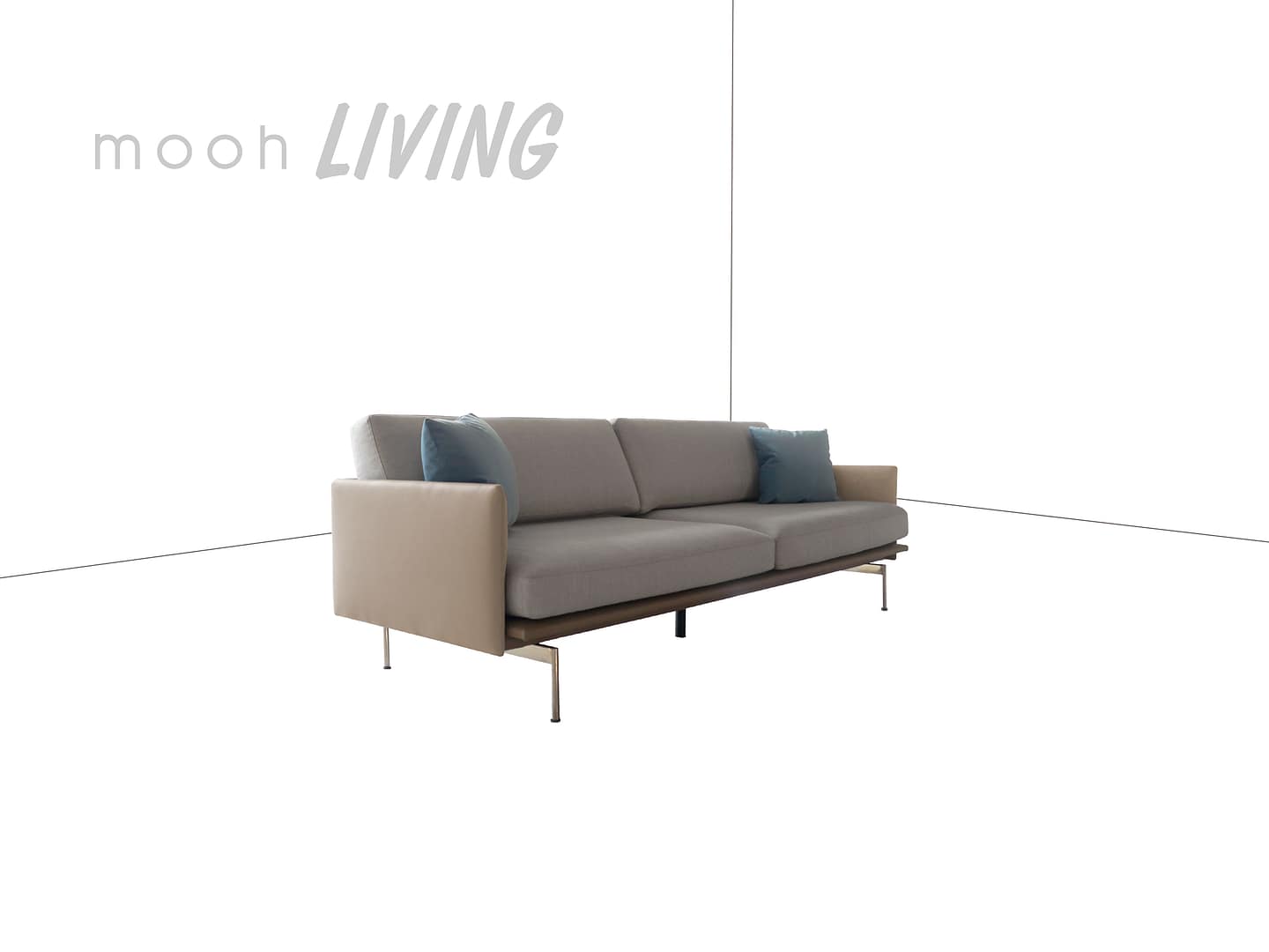 ［mooh select］萊姆 │ 三人沙發 - mooh Living．墨禾製作