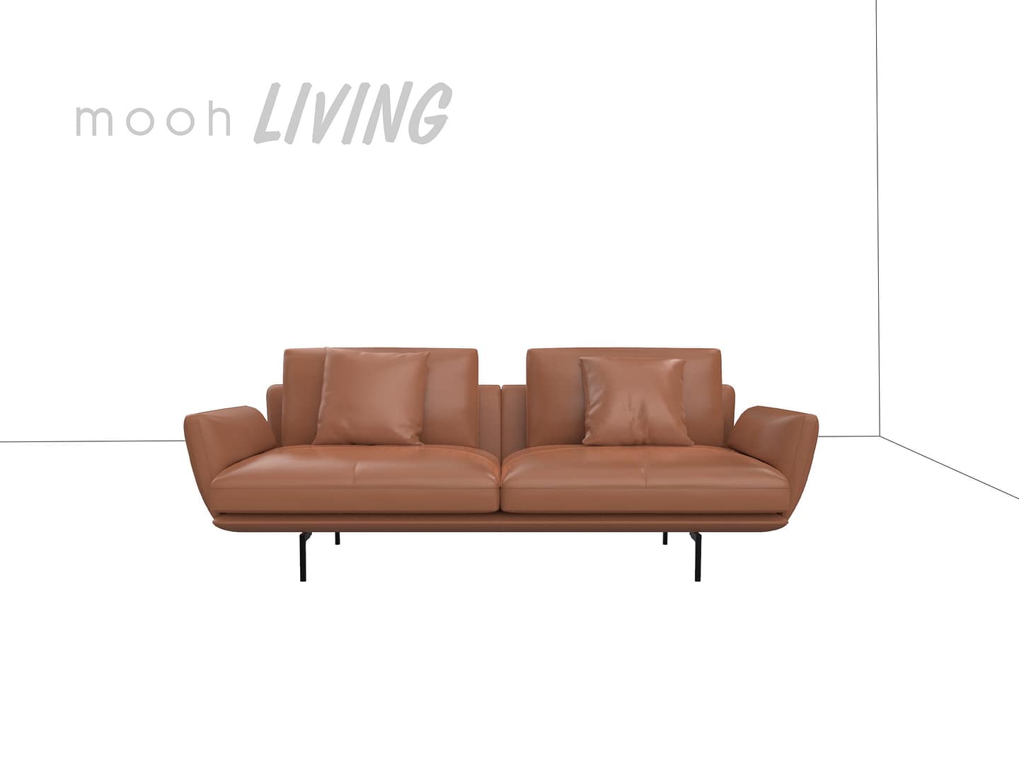 ［mooh select］史丹佛 │ 三人沙發 - mooh Living．墨禾製作