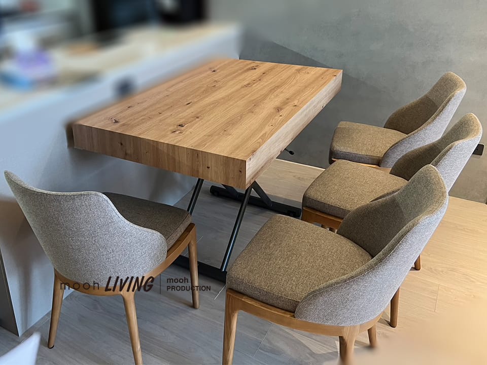 德萊蒙｜無扶手餐椅｜mooh Living 流行設計家具・墨禾製作
