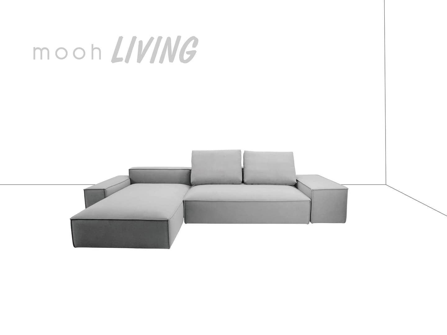 馬蒂尼 │ L型沙發 - mooh Living．墨禾製作