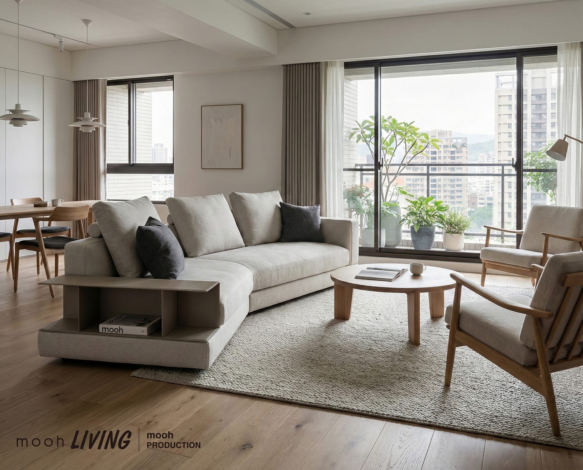 利亞 │ 海灣型沙發 - mooh Living．墨禾製作