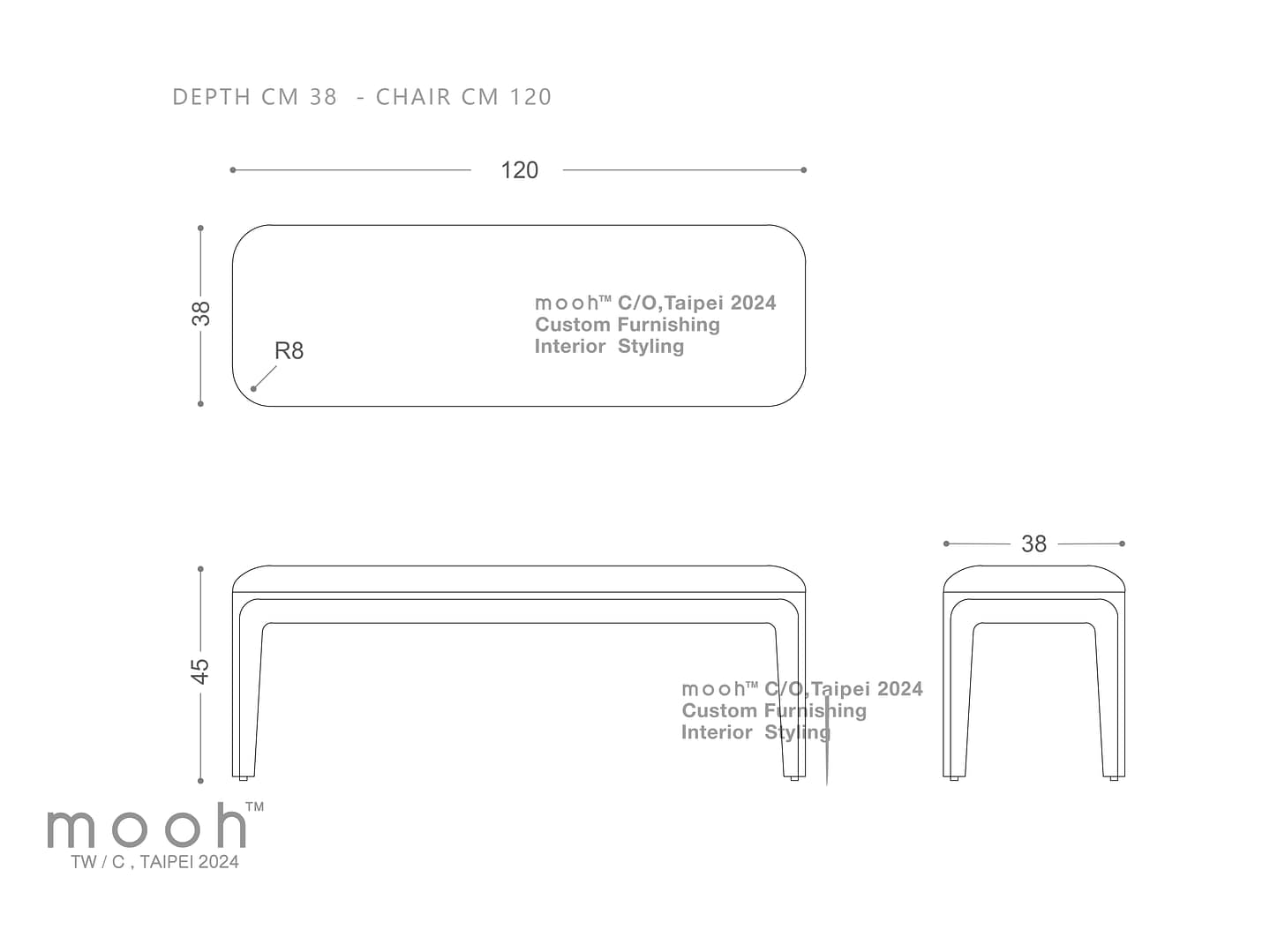 沃克｜椅凳｜mooh Living 流行設計家具・墨禾製作