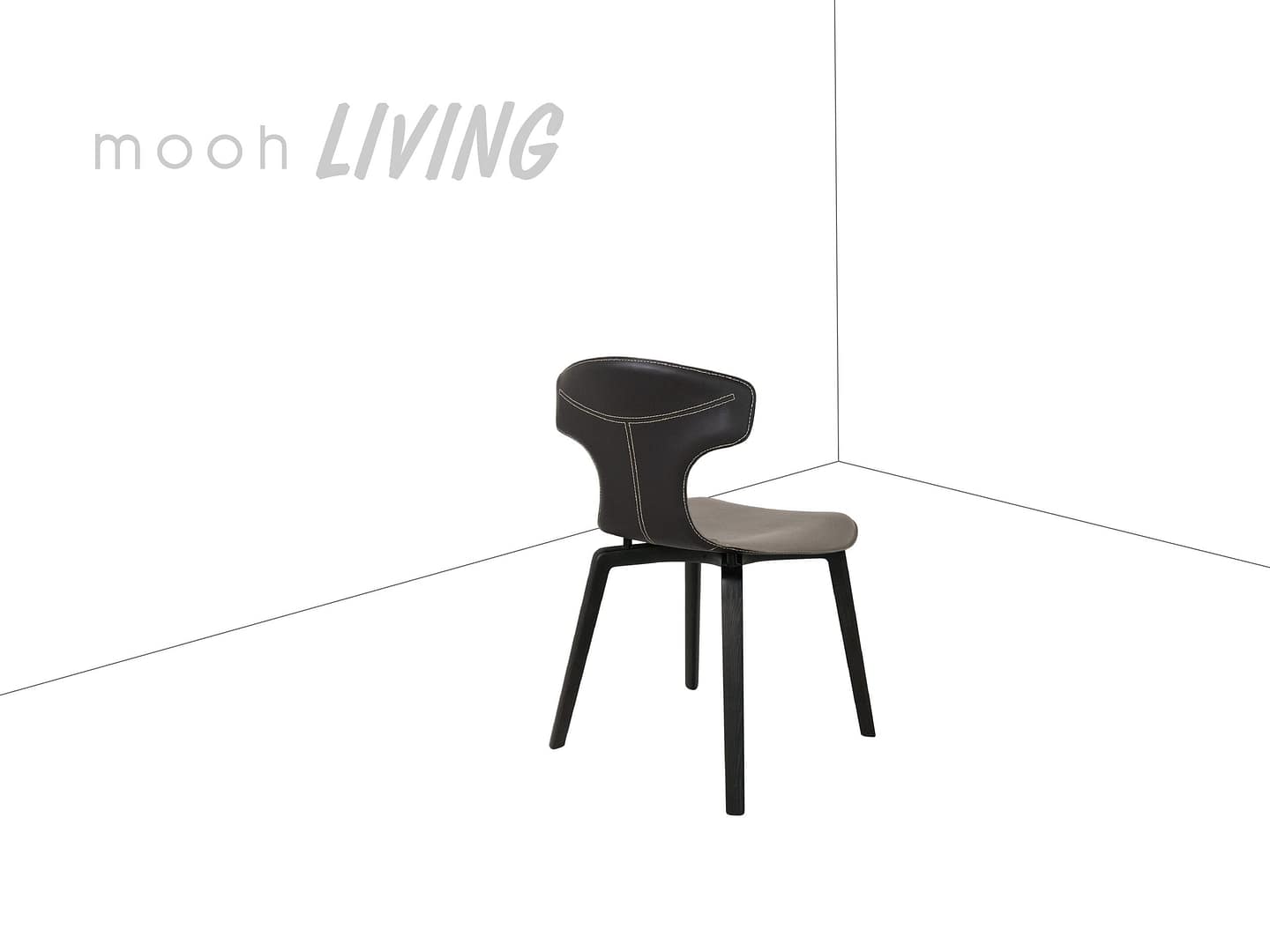 布登 I｜無扶手餐椅｜mooh Living 流行設計家具・墨禾製作