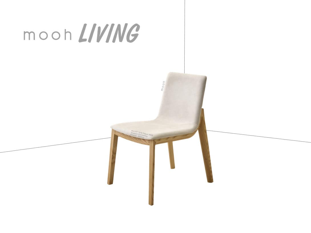 伯恩｜無扶手餐椅｜mooh Living 流行設計家具・墨禾製作