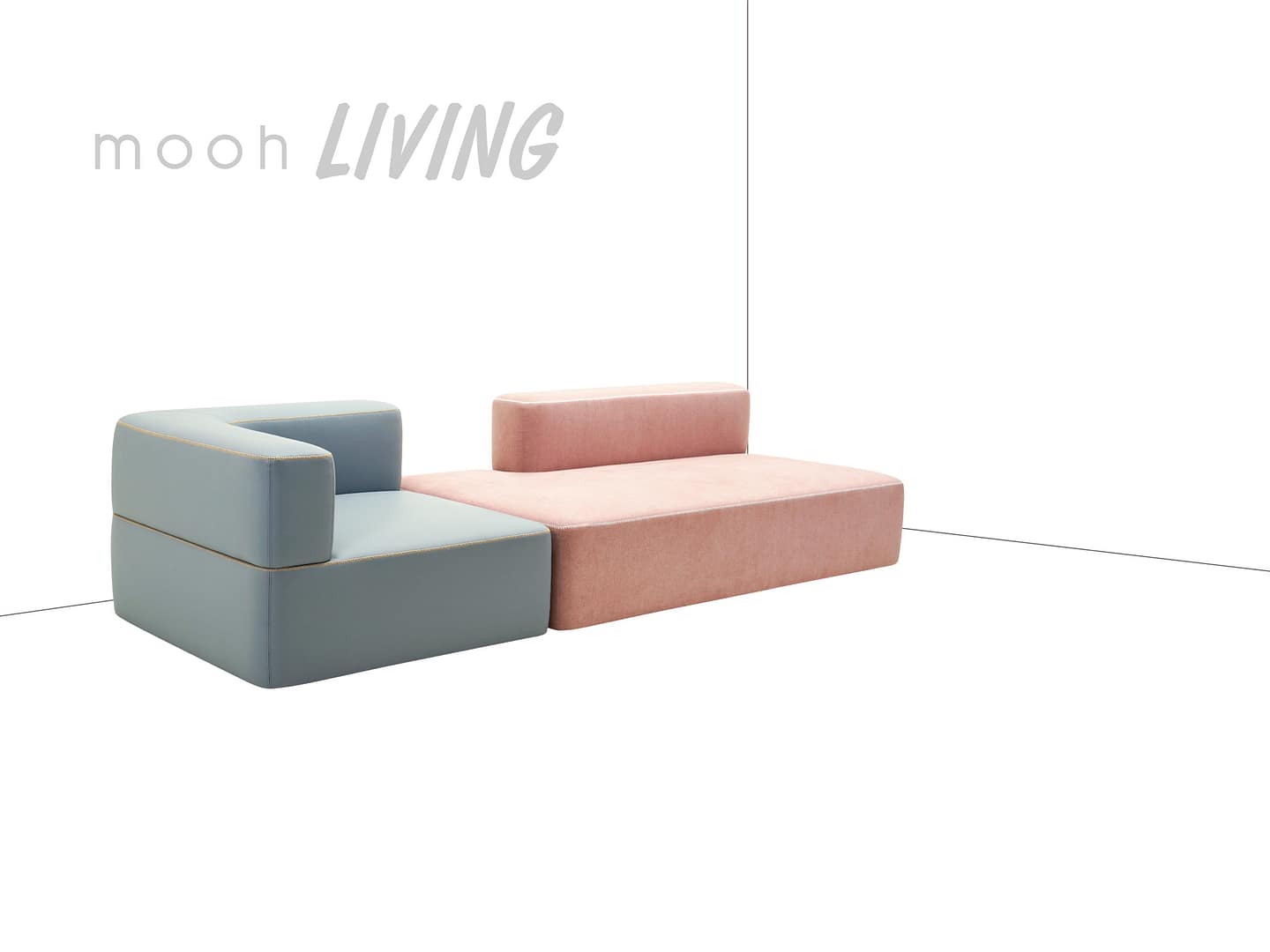 柯美 │ 一字型沙發 - mooh Living．墨禾製作