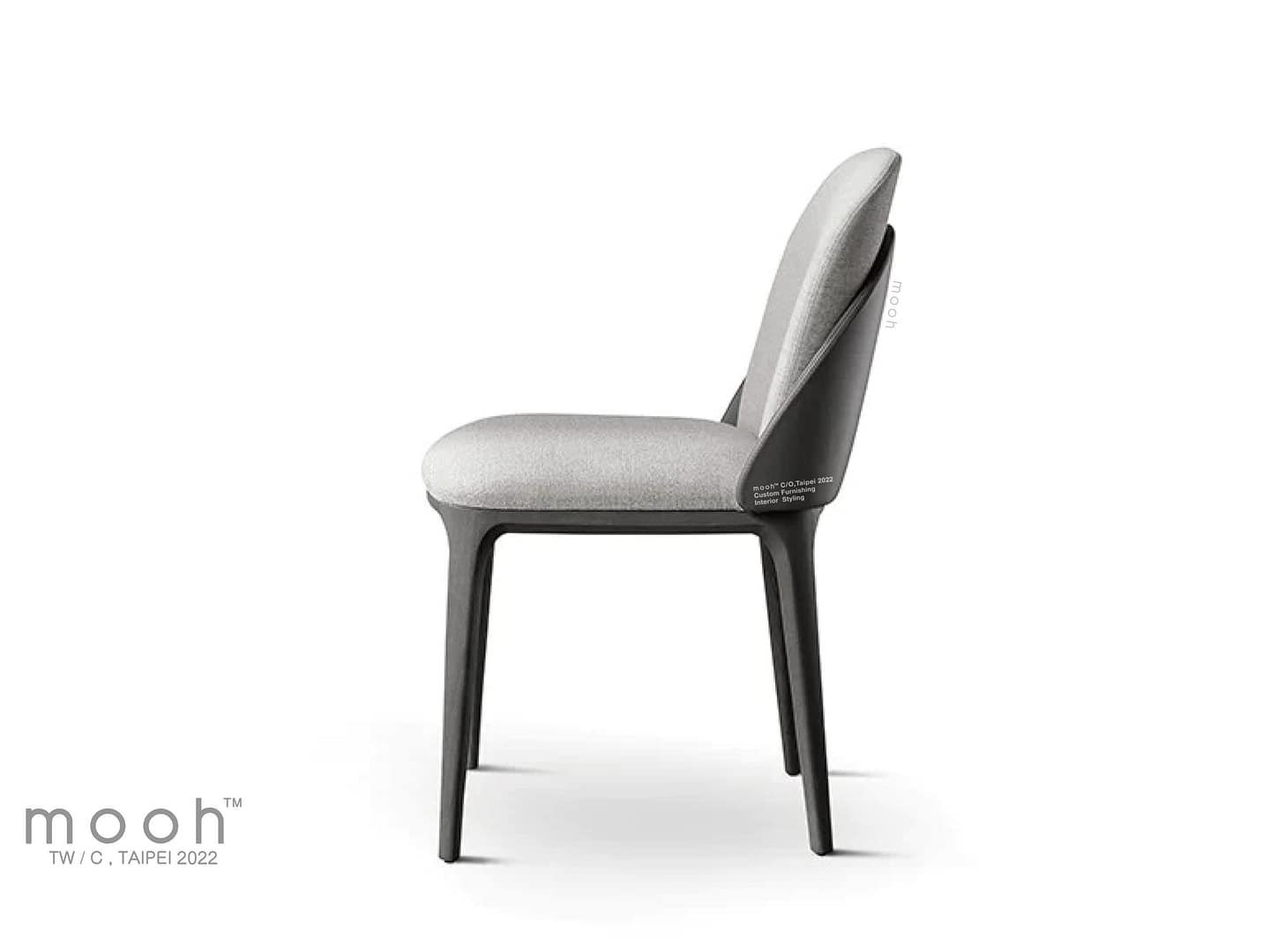 迪肯｜無扶手餐椅｜mooh Living 流行設計家具・墨禾製作