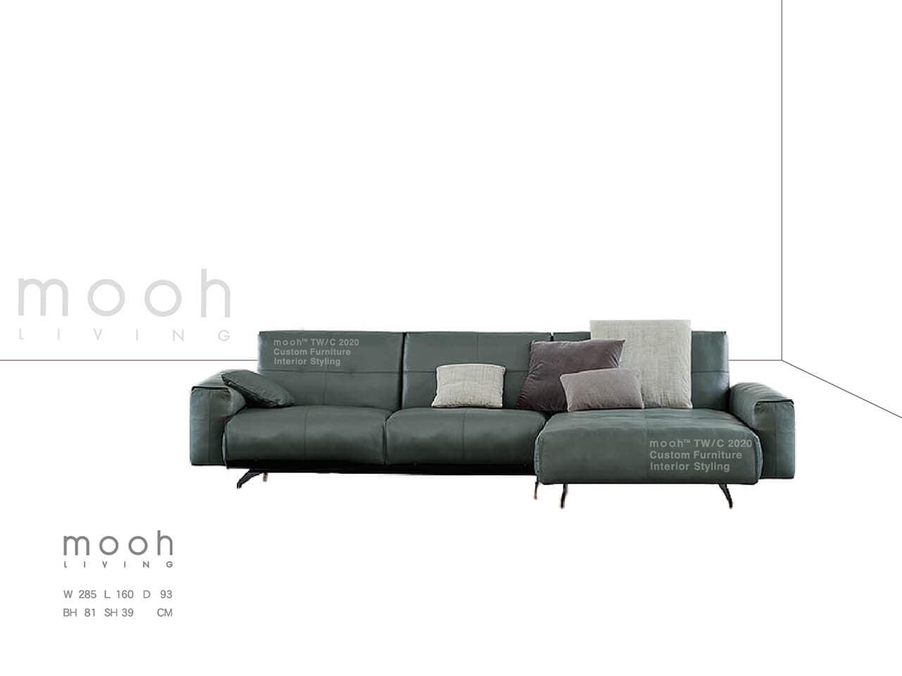 維特勞 I L型沙發｜L型沙發｜mooh Living 流行設計家具・墨禾製作