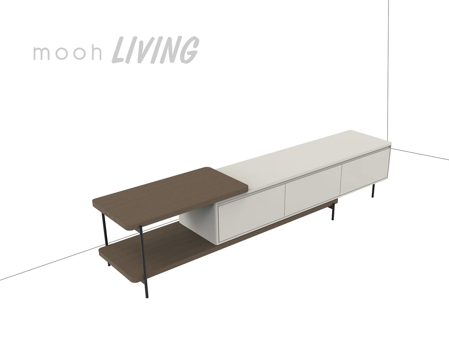 瓦特｜餐櫃｜mooh Living 流行設計家具・墨禾製作