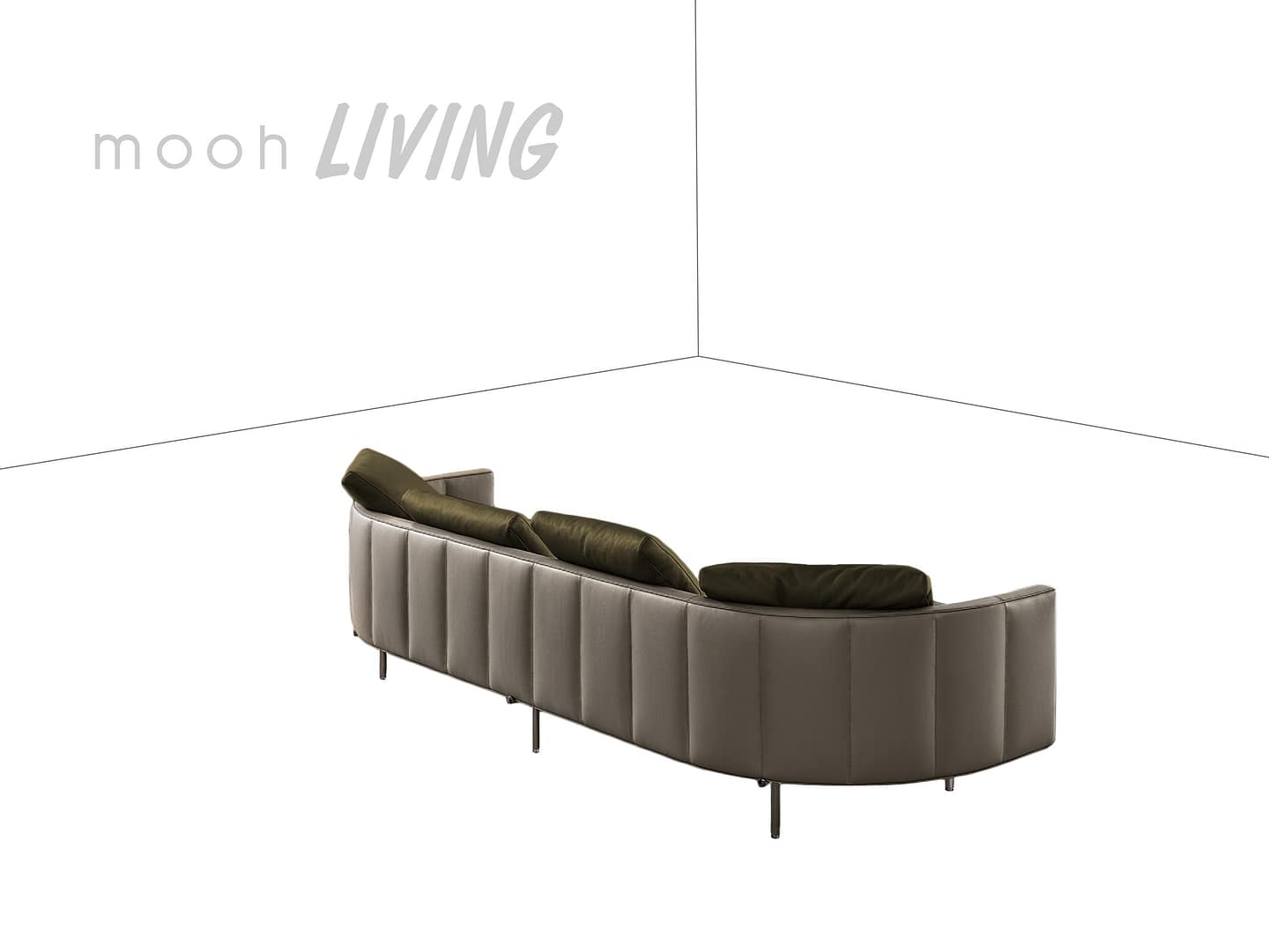 凱瑟琳 │ 三人沙發 - mooh Living．墨禾製作