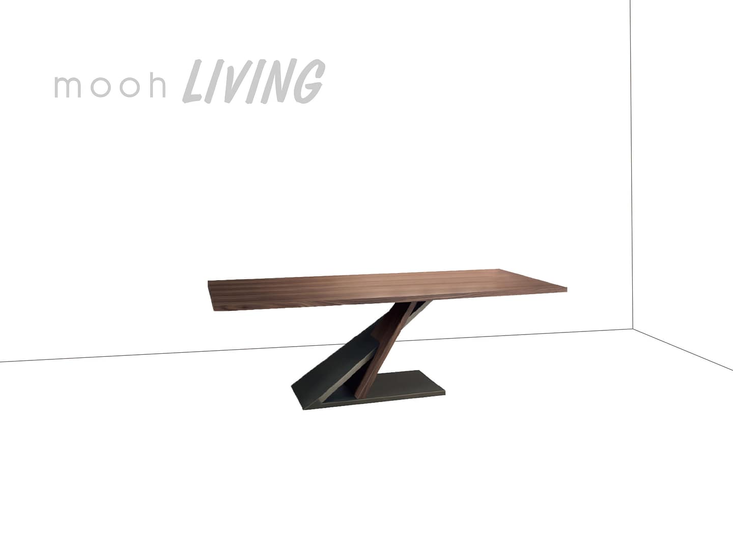 萊特｜餐桌｜mooh Living 流行設計家具・墨禾製作