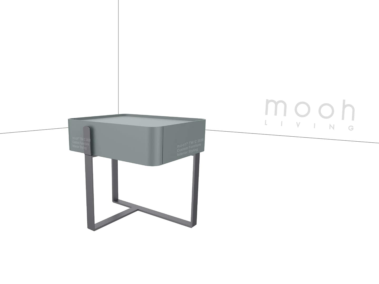 諾拉｜床頭櫃｜mooh Living 流行設計家具・墨禾製作