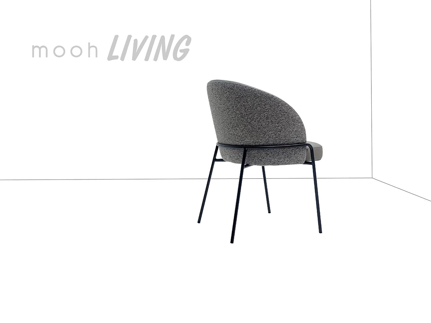奧利｜無扶手餐椅｜mooh Living 流行設計家具・墨禾製作