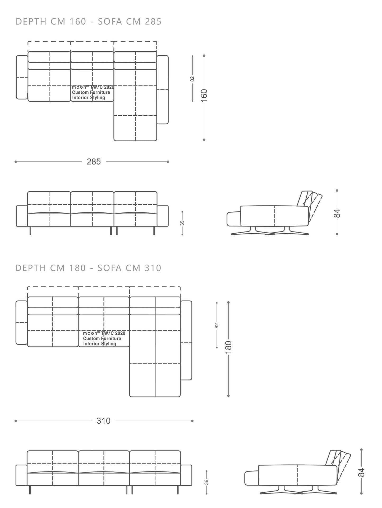 維特勞 I L型沙發｜L型沙發｜mooh Living 流行設計家具・墨禾製作