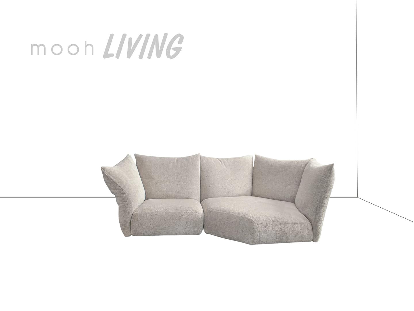 洛林 │ L型沙發 – 254 - mooh Living．墨禾製作
