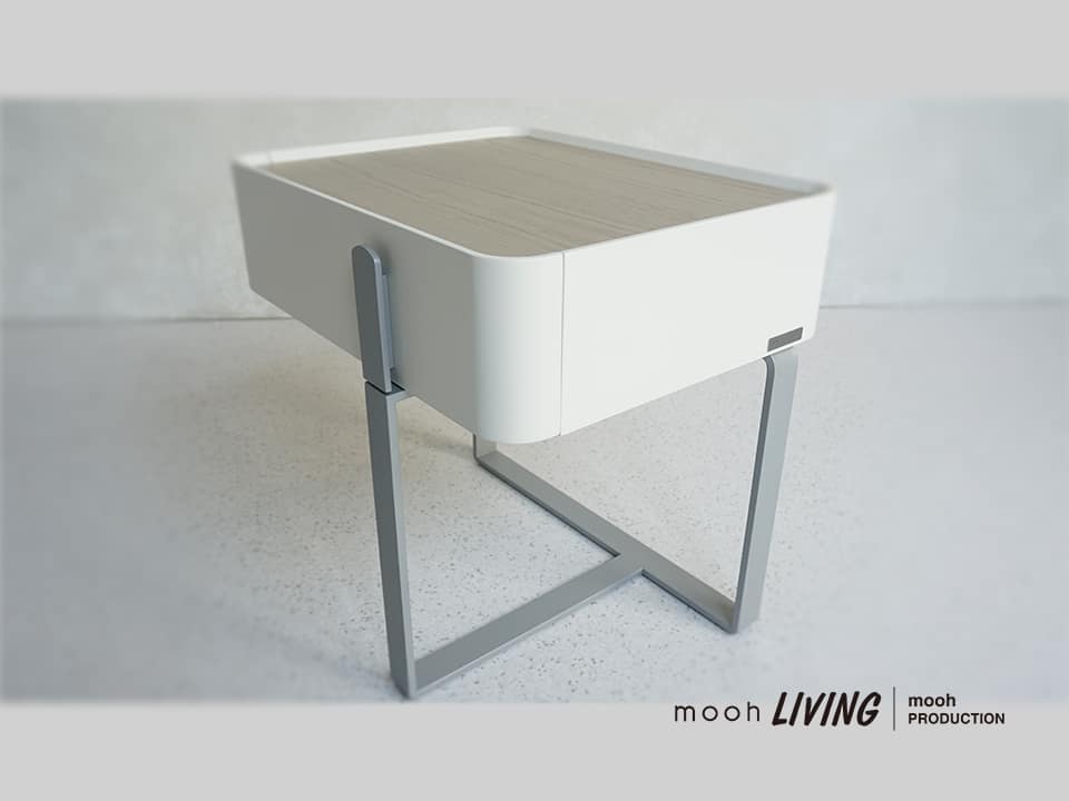 諾拉｜床頭櫃｜mooh Living 流行設計家具・墨禾製作