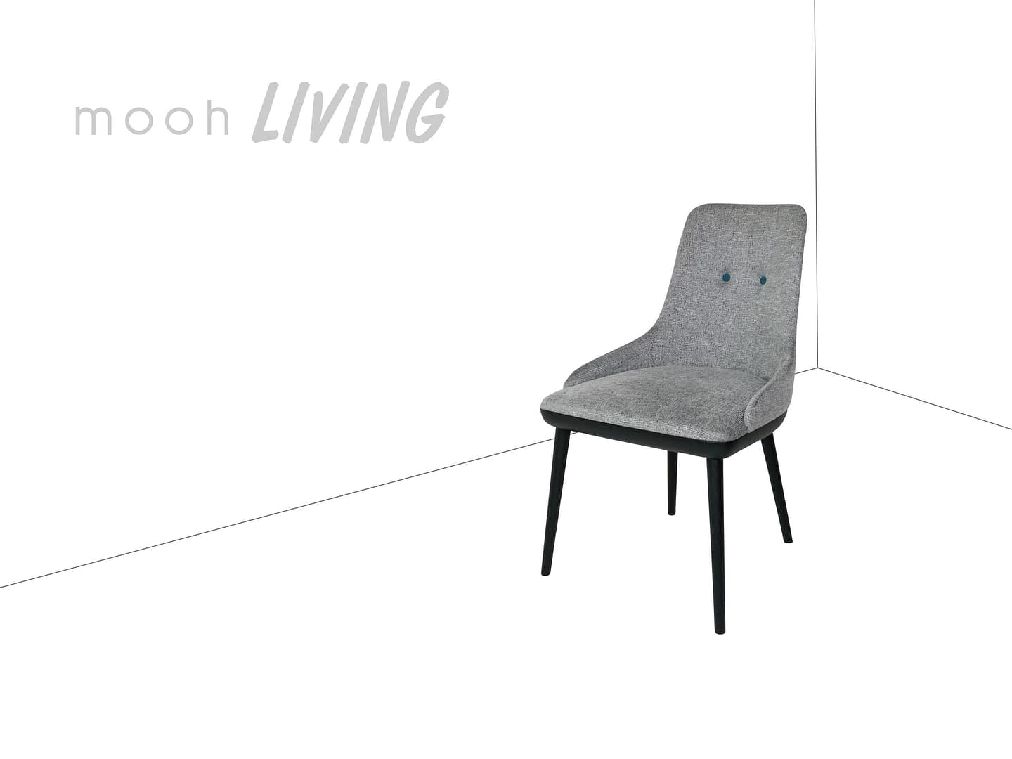 庫爾｜無扶手餐椅｜mooh Living 流行設計家具・墨禾製作