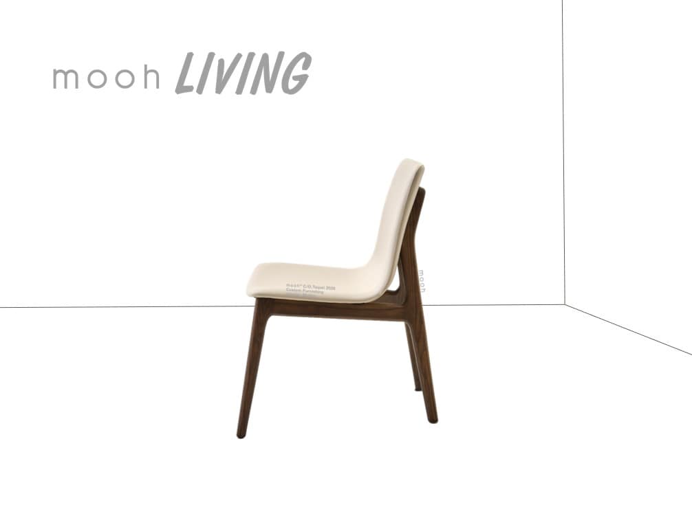 尼克｜無扶手餐椅｜mooh Living 流行設計家具・墨禾製作
